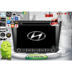 Radio dedykowane Hyundai IX25 2014r Android 9/10 CPU 8x1.87GHz Ram4GB Dysk32GB DSP DVD GPS Ekran HD MultiTouch OBD2 DVR DVBT BT Kam